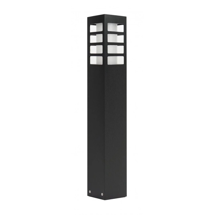 Stalp gradina exterior, SU-MA RADO III 2 BL, 50 cm, negru, aluminiu, IP54