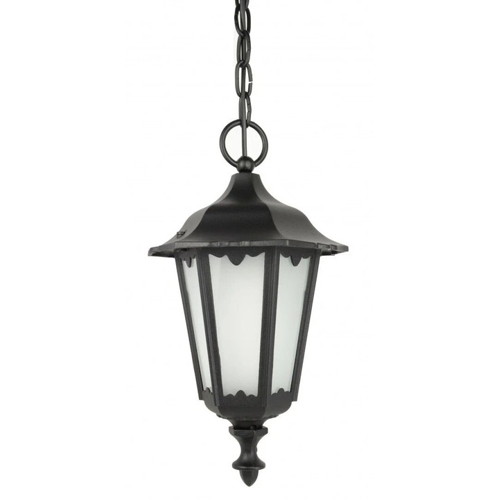 Висулка за външна употреба 21 см диаметър 1xE27 черен IP43 SU-MA Retro K 1018/1/M