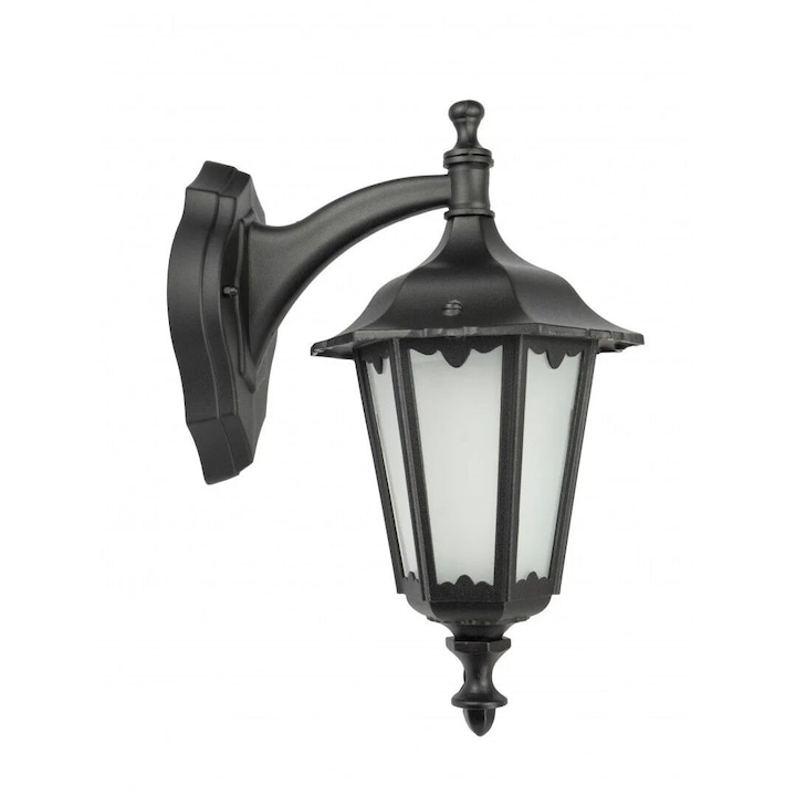 Aplica retro SU-MA, negru, aluminiu, 60W max, 39x21x27cm