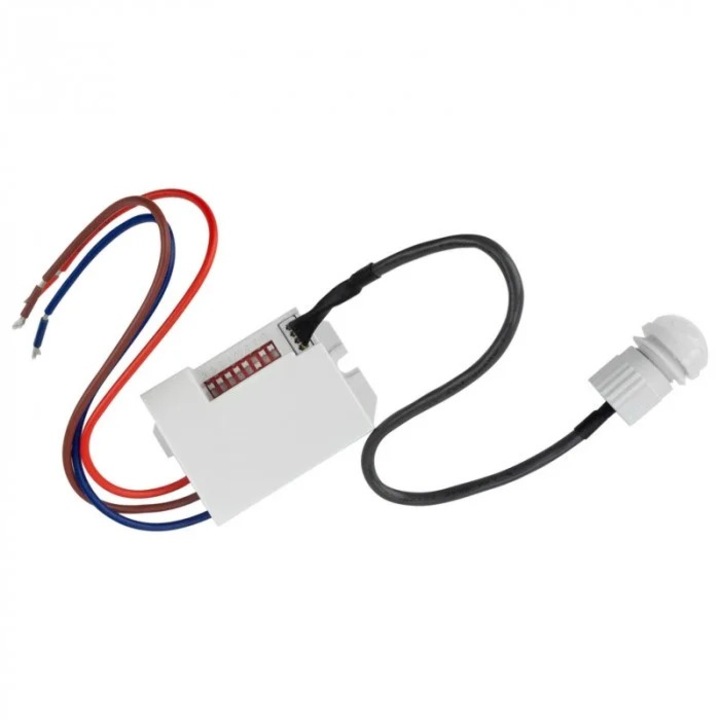 Senzor de miscare PIR CP-12, Ecolight, detectie 360°, 6m, alb