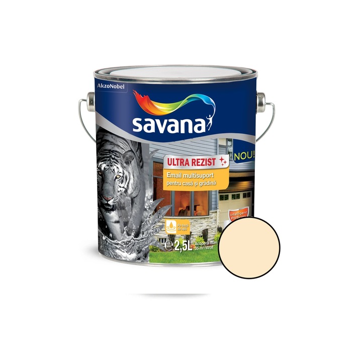 Email multisuprafete, ultrarezistent, Savana, crem 2.5L / EXT10078