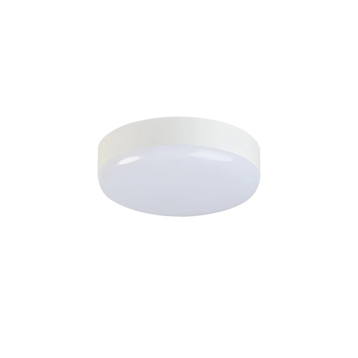 Plafoniera LED 19W, 20cm, alb, IP65, IK10