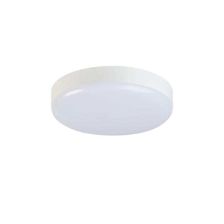 Plafoniera LED 26W, 26 cm, alb, IP65, IK10