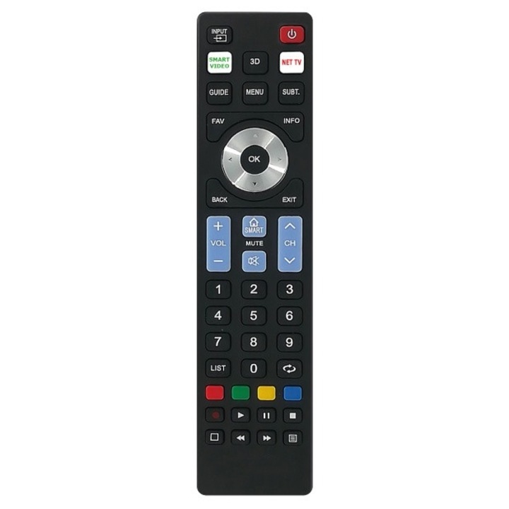 Telecomanda universala Ready Smart pentru LG, Samsung, Panasonic, Sony, Philips, negru