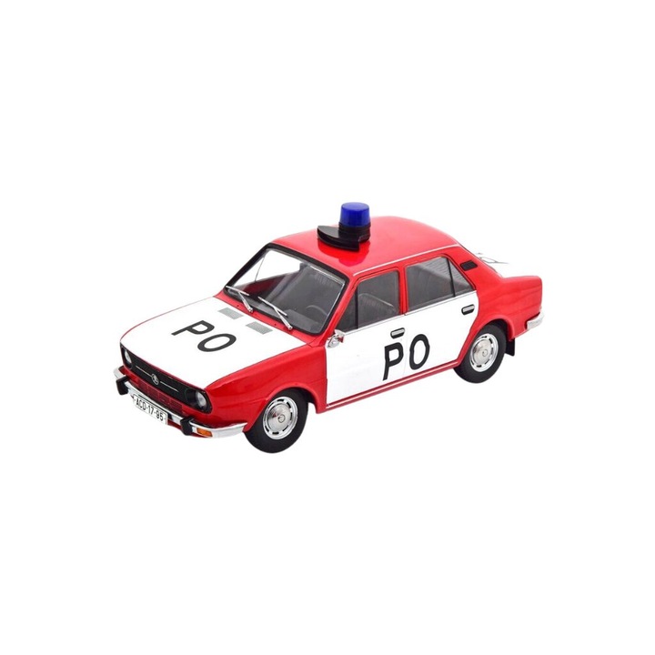 Skoda 105L 1976 Firefighters Car Model Szerk. Limitált 360 darab, 1:18 Triple9