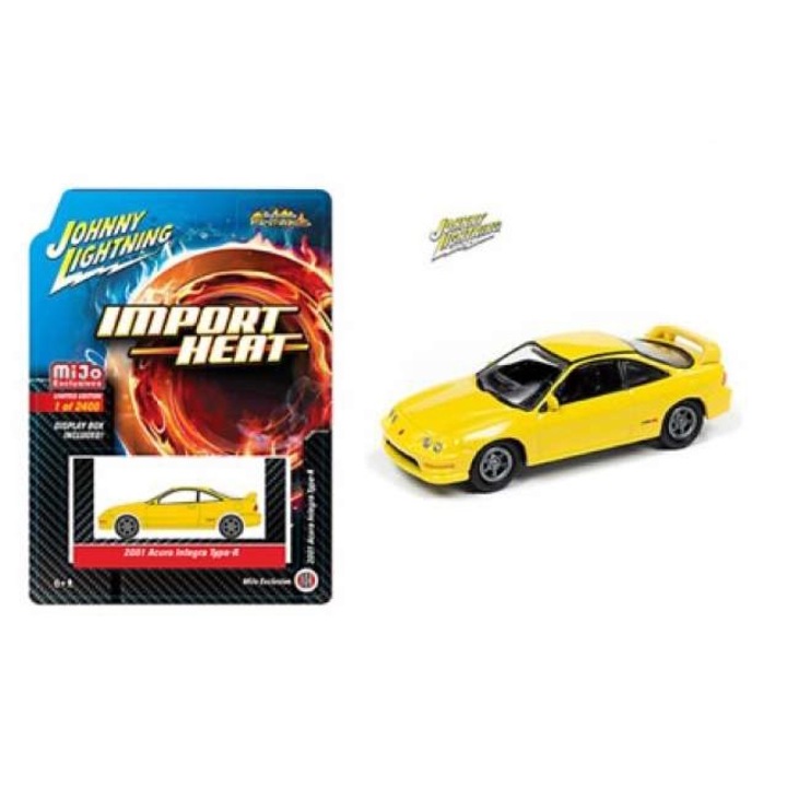 Acura Integra 2001 Type-R modellautó, 1:64 Johnny Lightning
