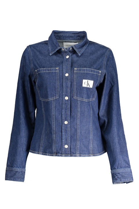 Дамска риза, CALVIN KLEIN, 100% памук, J20J222825, Син
