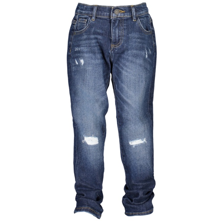 Gyereknadrág, GUESS JEANS, 92% pamut, 1% elasztán, 4 elasztomultiészter, kék, N3BA11D4GV0, Kék