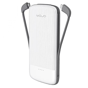 Baterie externa iUni MS100S, 10000mAh, Dual USB, Powerbank, White Baterie externa iUni MS100S, 10000mAh, Dual USB, Powerbank, White