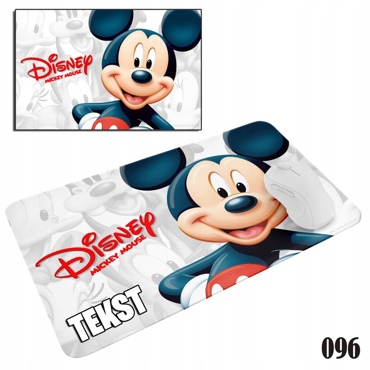 World Case Egérpad Mickey Mouse, 20x24cm, csúszásmentes, változatos kivitel
