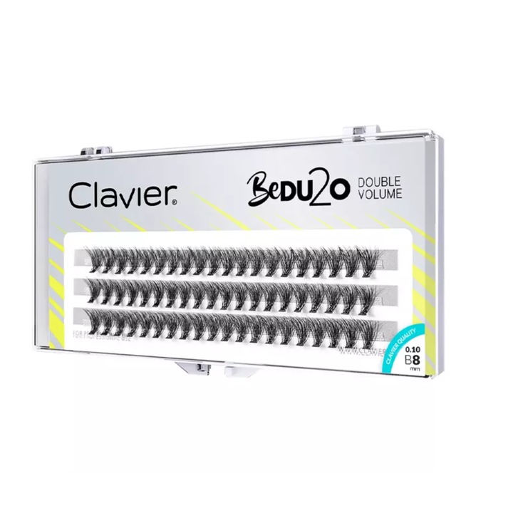 Set Gene false, Clavier, Sintetic, BeDU2O, 20 Fire, 8 mm, Efect natural, Negru