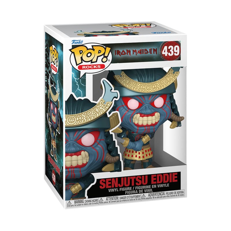 Figurina Funko POP Iron Maiden 439 Senjutsu Eddie, 10cm