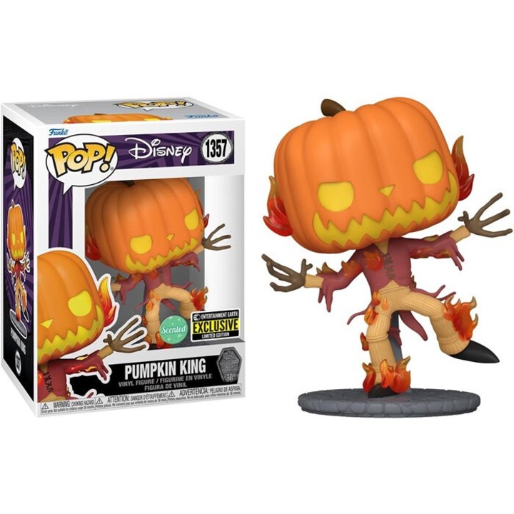 Figurina Funko POP Lilo & Stitch 1357 Pumpkin King, editie speciala cu parfum