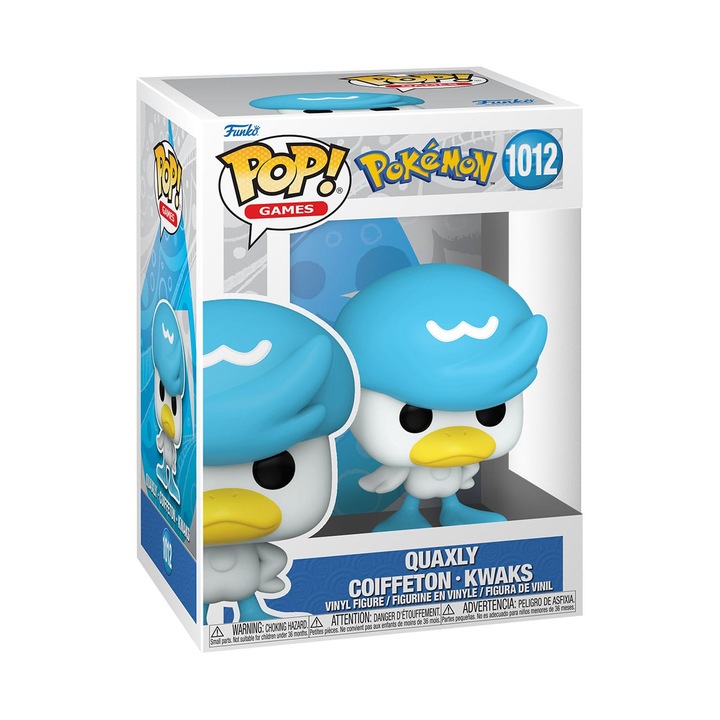 Фигура Funko POP Pokemon 1012 Quaxly, 10 см