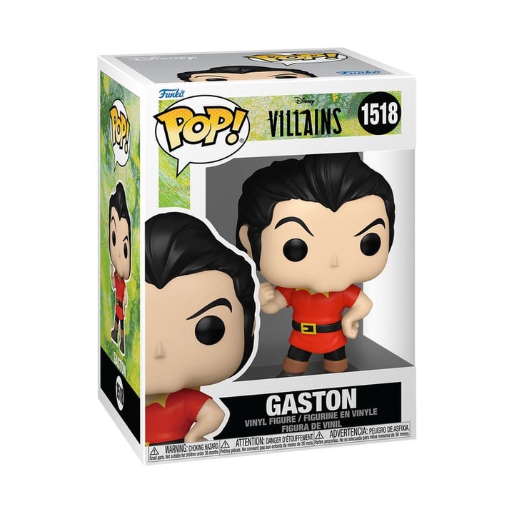 Figurina Funko POP Gaston, 10cm, din "Frumoasa si Bestia"