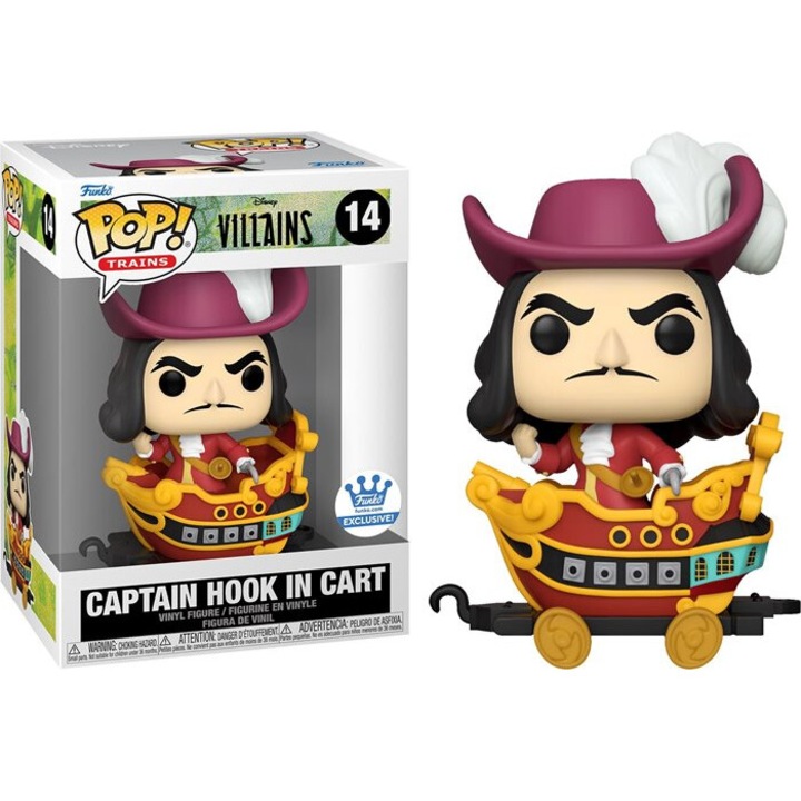 Figurina Funko POP Disney 14 Captain Hook in caruta, editie speciala