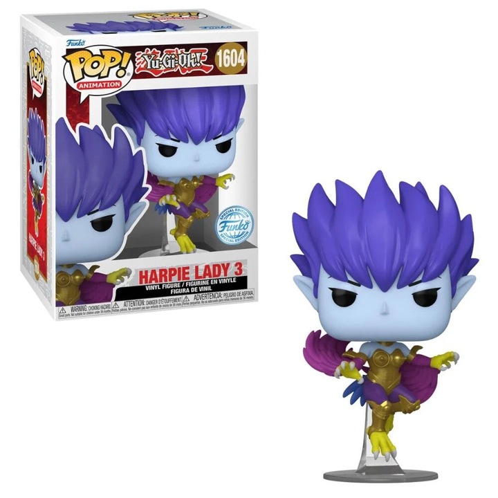 Фигурка Funko POP Yu-Gi-Oh! Harpie Lady 3 Special Edition, многоцветен