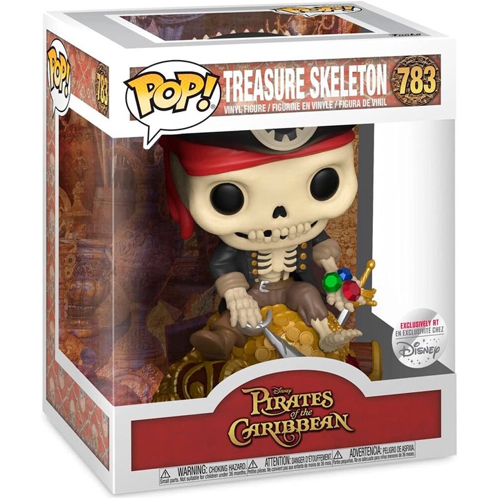 Funko POP Deluxe Treasure Skeletons figura, Karib-tenger kalózai, 783, többszínű