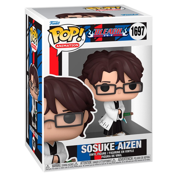 Фигура Funko POP Bleach 1697 Sosuke Aizen, 10 см, многоцветна