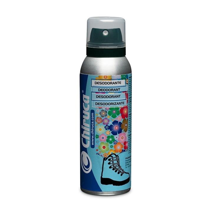 Spray odorizant pentru incaltaminte Chiruca, inlatura mirosurile neplacute, parfumeaza si improspateaza, 125 ml