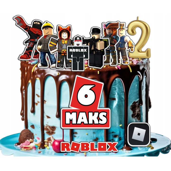 Set Oplatek Jucarii ROBLOX, 10 Postaci, 7-10cm, 0.6mm