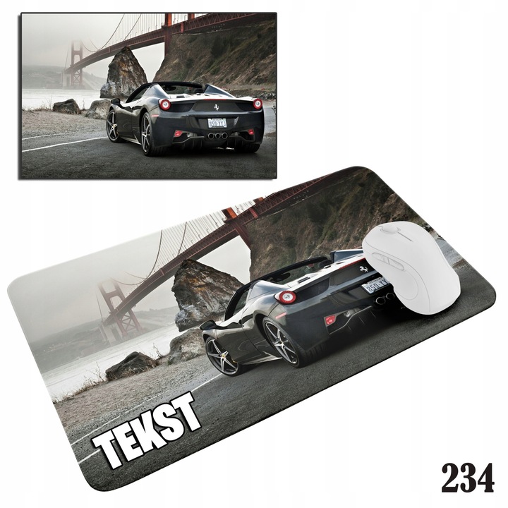 Mousepad World Case, különböző modellek, 20x24cm, csúszásmentes, játékok ihlette design