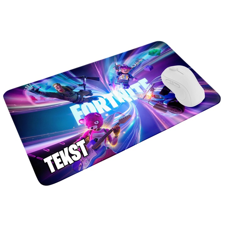 Egérpad World Case, Fortnite, 20x24 cm, csúszásmentes, játékokból és rajzfilmekből készült dizájn
