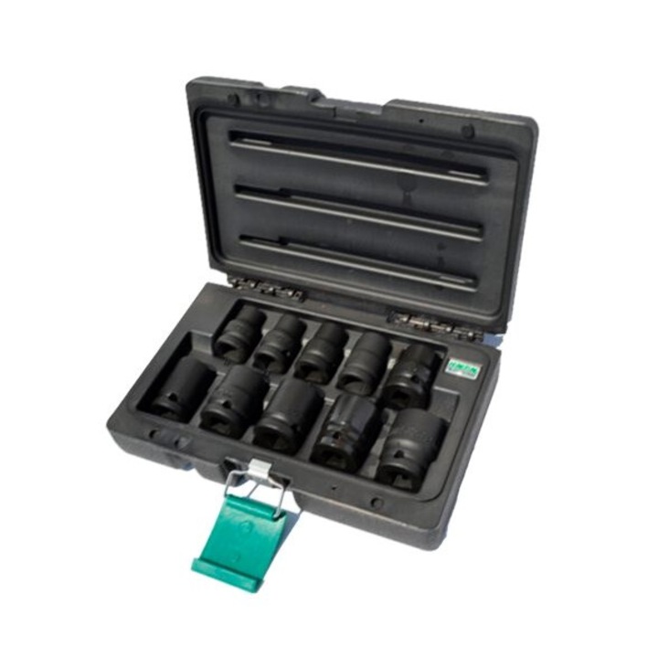 Set 10 bucati nasadki 1/2" HONITON, 11x24mm