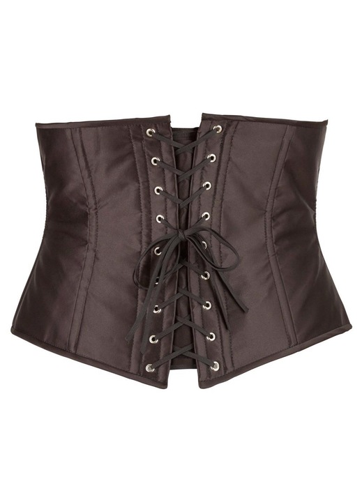 Cottelli női szexi fűző, poliészter, fekete