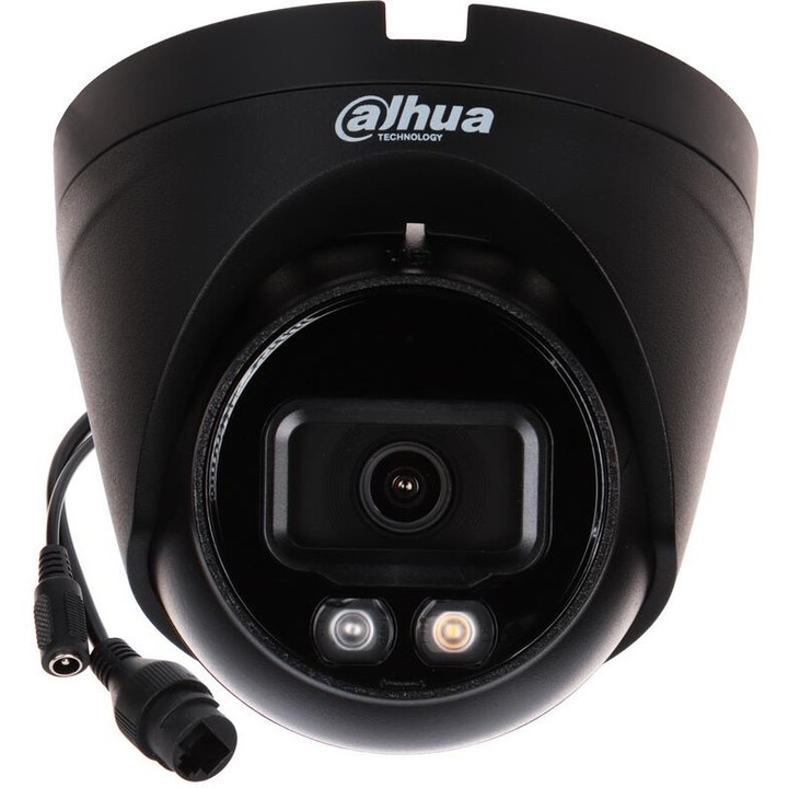 Camera de supraveghere, IP, Dahua, model IPC-HDW1439V-A-IL, 4MP, exterior/interior, negru, 2.8mm