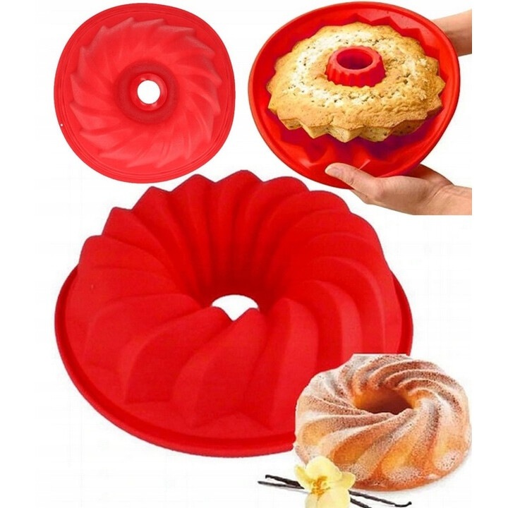 Forma de prajitura, World Case, Silicon, 24x11cm