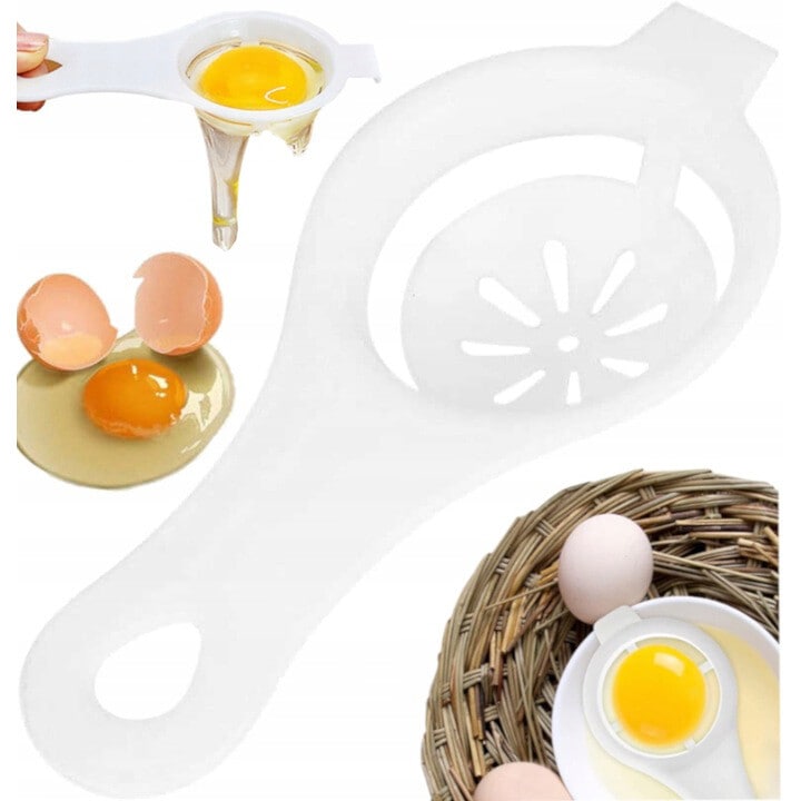 Сепаратор за яйца, World Case, Пластмасов, Бял