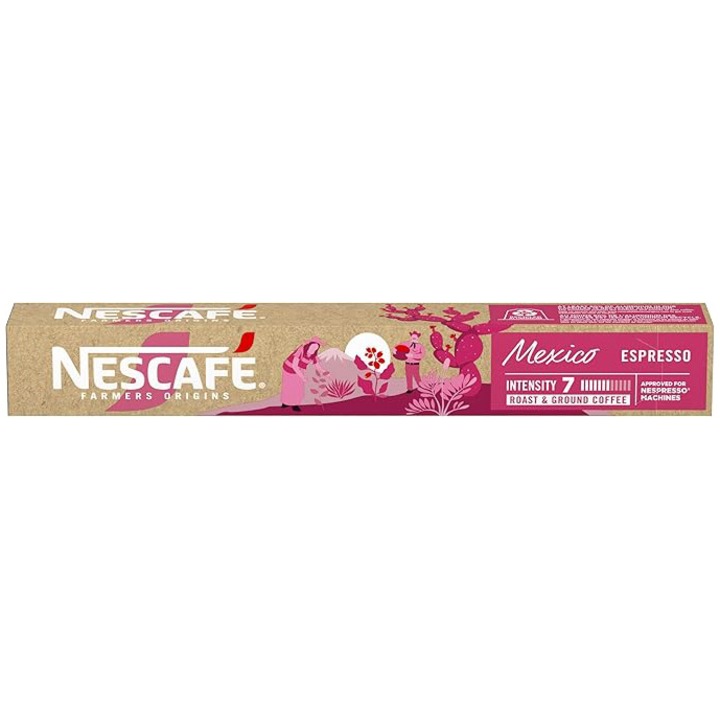 Cafea capsule, Farmers Origins Mexico Espresso, compatibile Nespresso ...