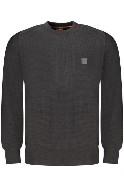 Мъжки пуловер, HUGO BOSS, 95% памук, 5% кашмир, черен, S INTL, 50527584ANIONS