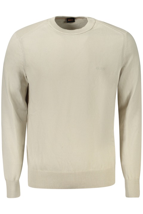 Мъжки пуловер, HUGO BOSS, 85% памук, капок 15, бежов, XL INTL, 50508766ASACC