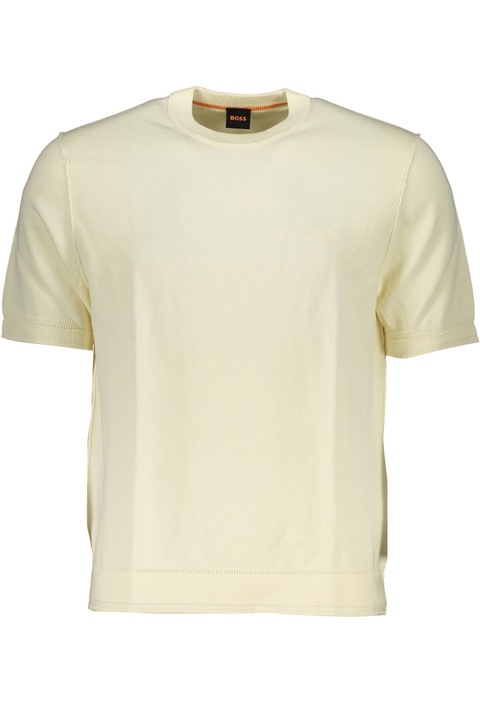 Мъжки пуловер, HUGO BOSS, 95% памук, 5% кашмир, бял, 2XL INTL, 50487091ALINUS