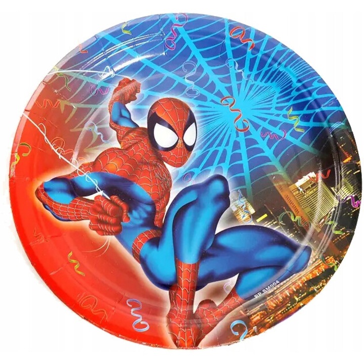 Парти чинии, World Case, комплект 6 части, 18 см, мотиви от приказки и игри, многоцветни