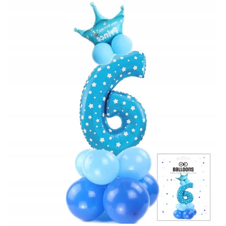 Комплект парти балони, World Case, 12 части, многоцветни, 110 см