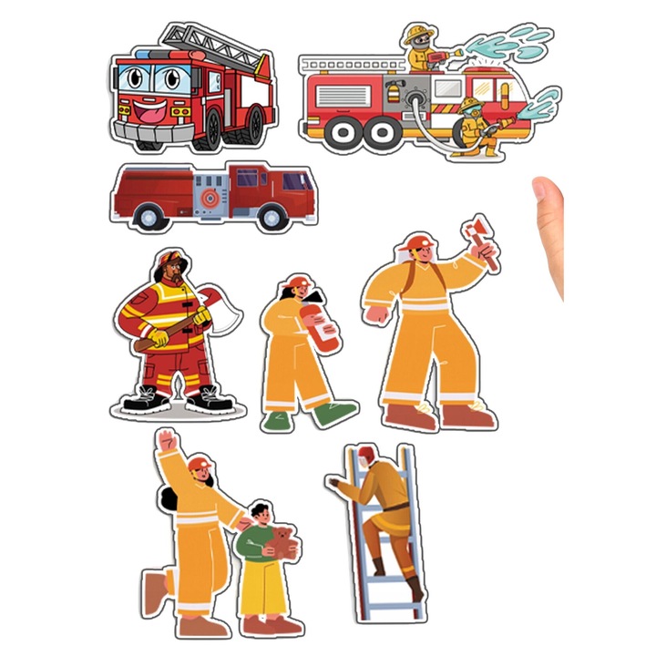 Комплект от 8 временни татуировки за деца World Case, 3 години+