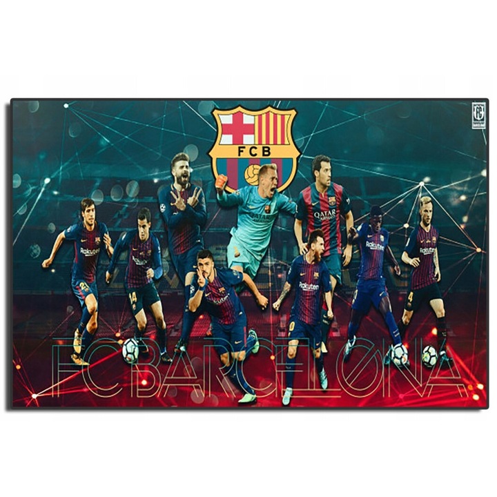 Egérpad World Case, FC Barcelona, 20x24cm, csúszásmentes, változatos kivitel
