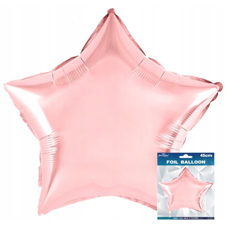 Фолиев балон, World Case, 45 см, розово злато, комплект от 1 бр