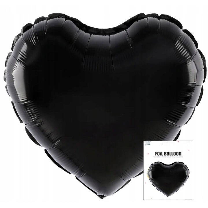 Фолиев балон, World Case, 18 инча, черен, комплект 1 бр