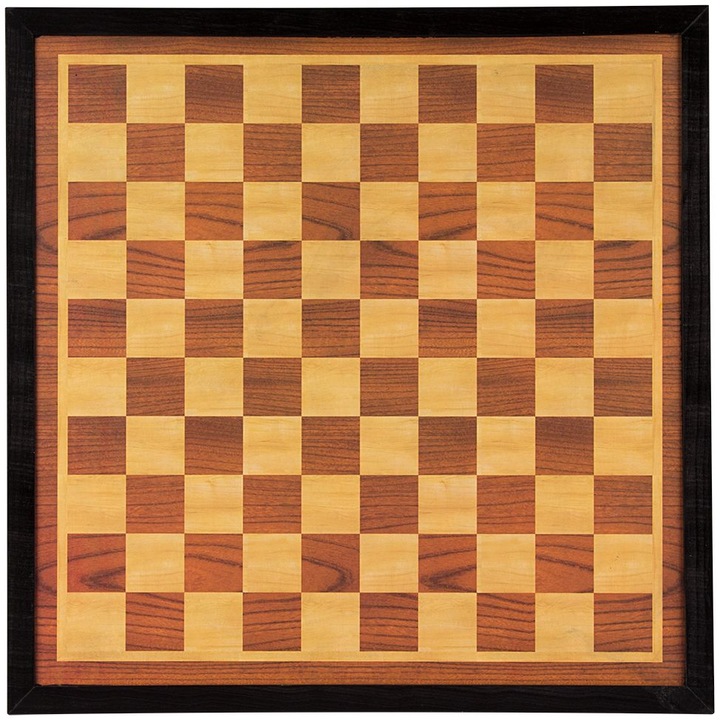 Шахматна дъска за игра Abbey® 49,5 x 49,5 см, многоцветна, 49,5 x 49,5 см