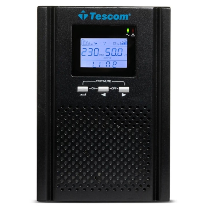 UPS Tescom, Online, 1103ST, NEOLINE ST PRO, 3KVA/2700W, 6 X 12V, 9Ah, negru