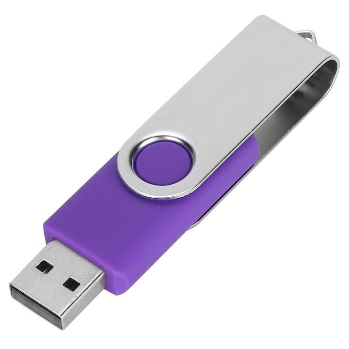 USB памет SELANI, 8GB, USB 3.0 High Speed, Лилав
