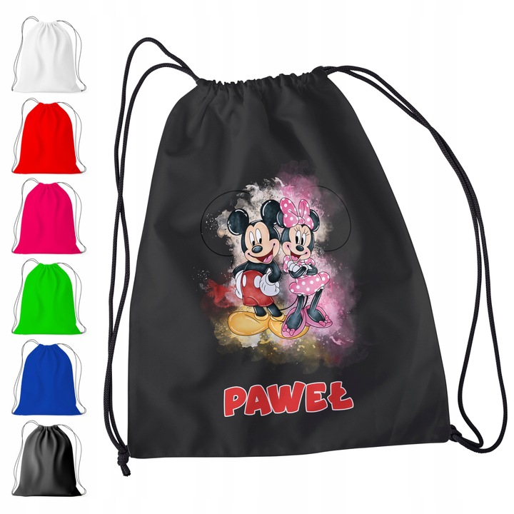 Персонализирана раница за деца, World Case, многоцветна, 100% памук, подходящ размер за обувки и спортна екипировка