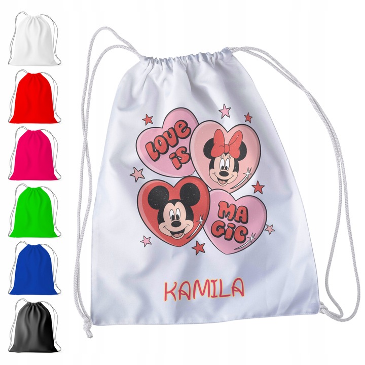 Спортна раница за деца World Case Модел MINNIE MOUSE + NAME! THE PUNK TALE