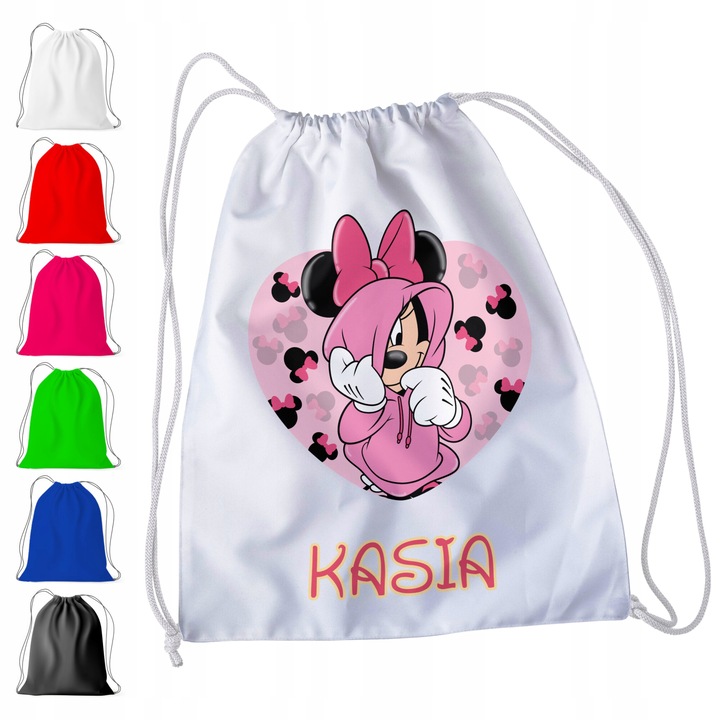 СПОРТНА РАНИЦА ДЕТСКА WORLD КАЛЪФ МОДЕЛ МИНИ МАУС + ИМЕ! ПРИКАЗКАТА ЗА ДОУ