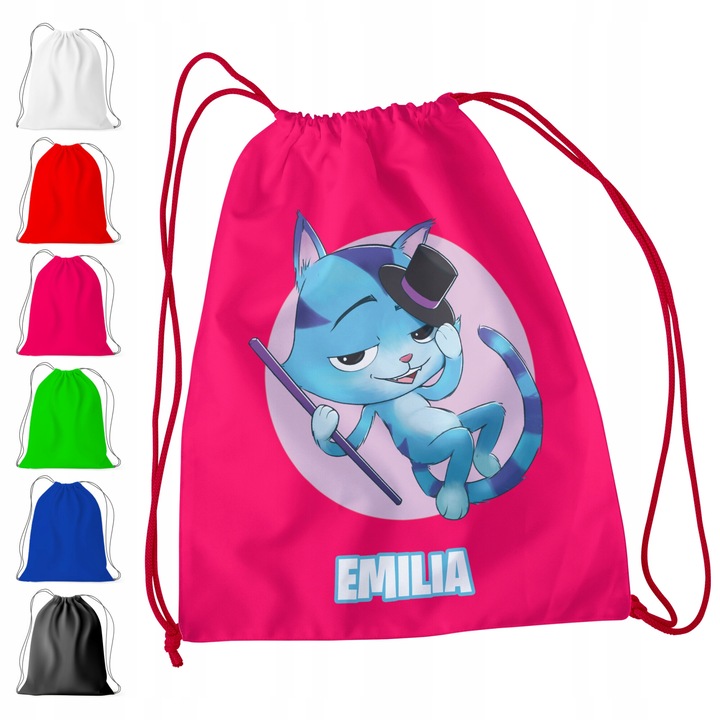 Спортна раница за деца World Case Модел GABI'S CAT'S HOUSE + ИМЕ! КУКЛА ГАБИ