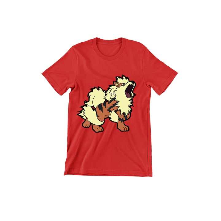 Gyerek póló, Pokemon Universe, Arcanine, Piros